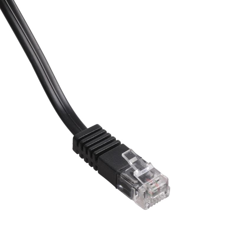 Type C 5V Input to RJ11 Output 12V Adapter Cord Compatibles Various Electronic Devices 175cm Long