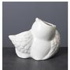 Gardening Succulent Flower Pot Ceramic Interior Creative Simple Desktop Small Animal Mother And Son Owl Flower Ornament