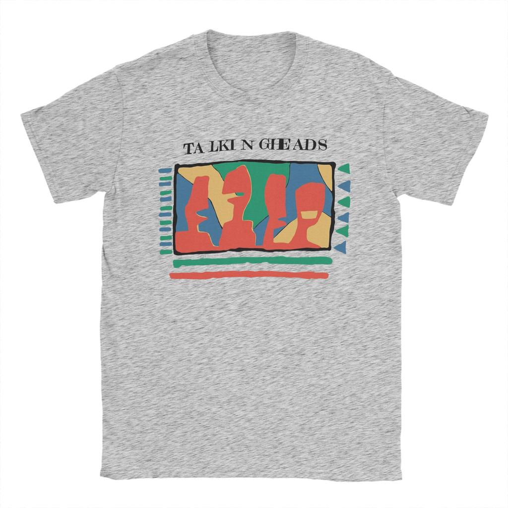 Summer Talking Heads Fashion T Shirts Cotton Tshirt for Couple YK Fun Cheap Print Short Sleeve Top Tees