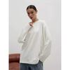 Fashion Wind New Arrival Loose-Fitting Solid Color Long Sleeves Cotton T-shirt Loose Solid Color Cotton T-shirt