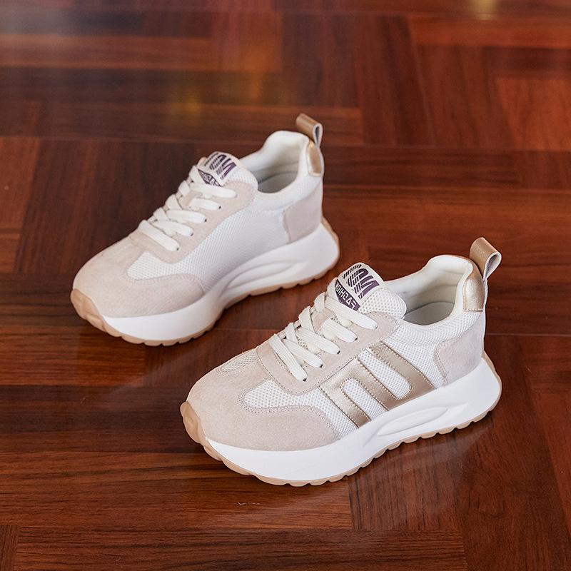 Platform dad shoes women's autumn new versatile feet small German training shoes outdoor mountaineering casual sports shoes casual shoes