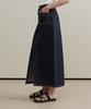 ARTID Selby Pocket Slit Denim Skirt_Blue