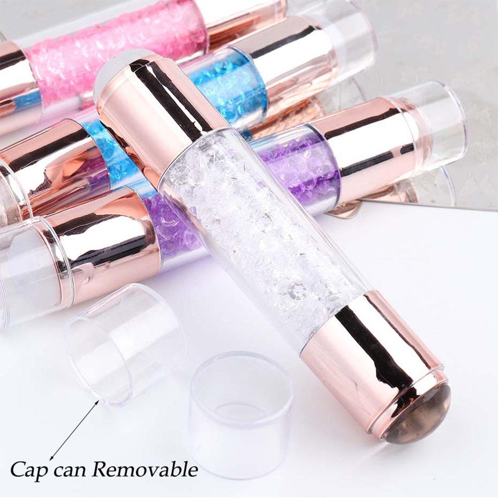 1 Pcs Nail Stamp Double Silicone White Clear Stamp Nail Art Tool Nail Art Accessories