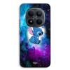 Handyhülle - MANIACASE - Xiaomi Redmi Note 15 Pro Plus 5G - Silikon TPU - Stitch Ohana bunter Raum - Schwarz