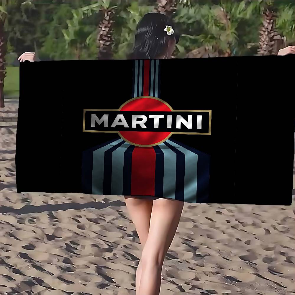 

M-Martinis Racing Microfiber Blanket Quick Drying Beach Towels Oversized Printing Super Absorbent Pool Towel Blanket W30*H60(CM)