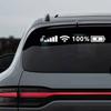 WiFi Signal Strength Car Sticker Universal Car Sticker Battery Indicator Decals Upgrades for  & Loving Drivers