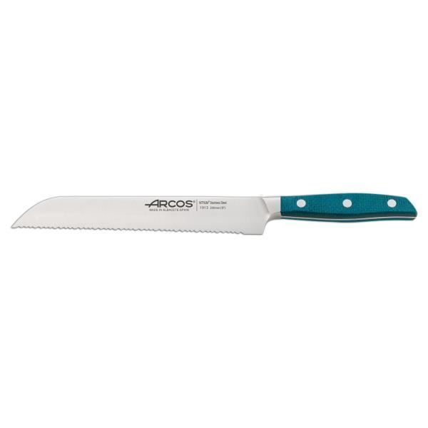 Couteau à pain 20cm Arcos Brooklyn demi mitre 0,000000 Turquoise