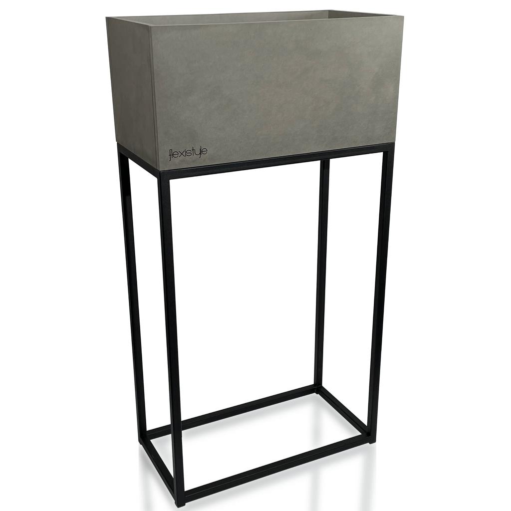 Loft Fiorino Flower Stand Gray 42x22x80 Cm