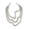 Retro Silver Twisted Multi-layer Alloy Waist and Pants Chain - Unisex Street Style Accessory