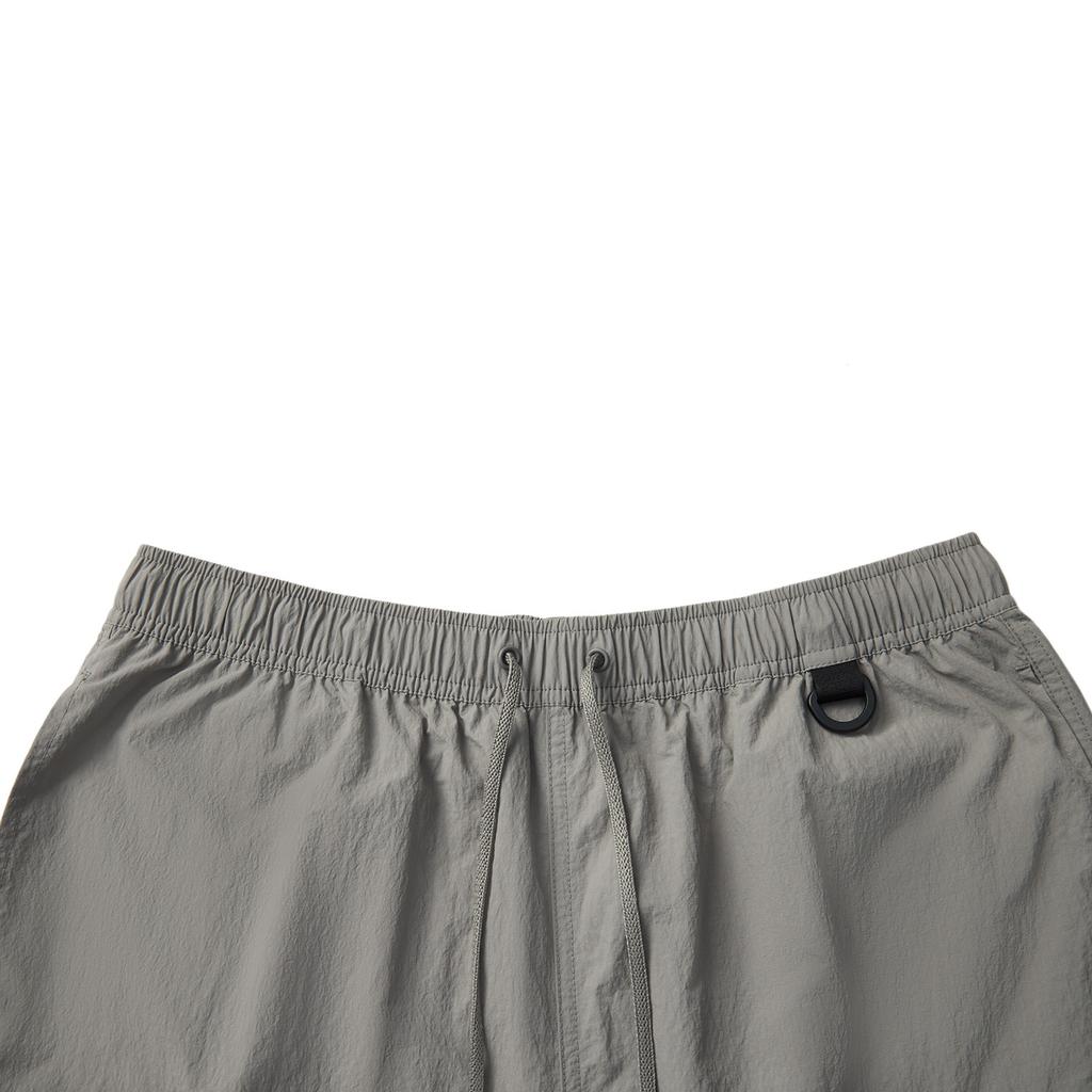 Li Ning Anti-Five Series Sports Minimalist Solid Color Loose Casual Shorts Men Shorts Iron-Gray AKSV031-5
