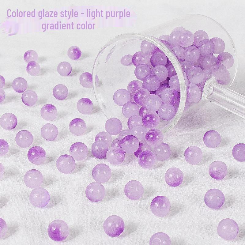 8mm Jade Glass Flower Beads for DIY Bracelets and Accessories