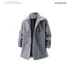 Cross2025 Herren Oversized Winter Woll Arbeitsjacke