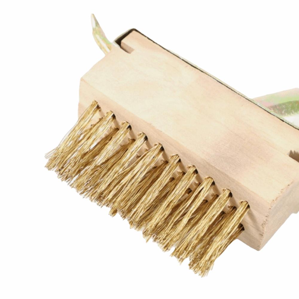 Long Steel Handle Weed Removal Brush Stainless Steel Garden Tools Manual Crack Weeder Patio