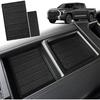 Center Console Tray Liner for Toyota Tundra Accessories -2025 2026 for Sequoia -2025 2026 Console Organizer Liner Anti-Slip Silicone (1 Piece)