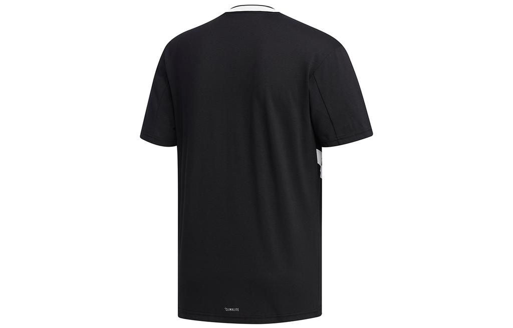 Adidas Neo T Shirts Men's Black Crew Neck Moderate Straight Fit DW8114