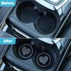 Sottobicchiere a Diamante a Forma di Cuore per Auto Portabicchieri Automatico Tappetino Antiscivolo in Silicone Accessori Decorativi per Interni Auto