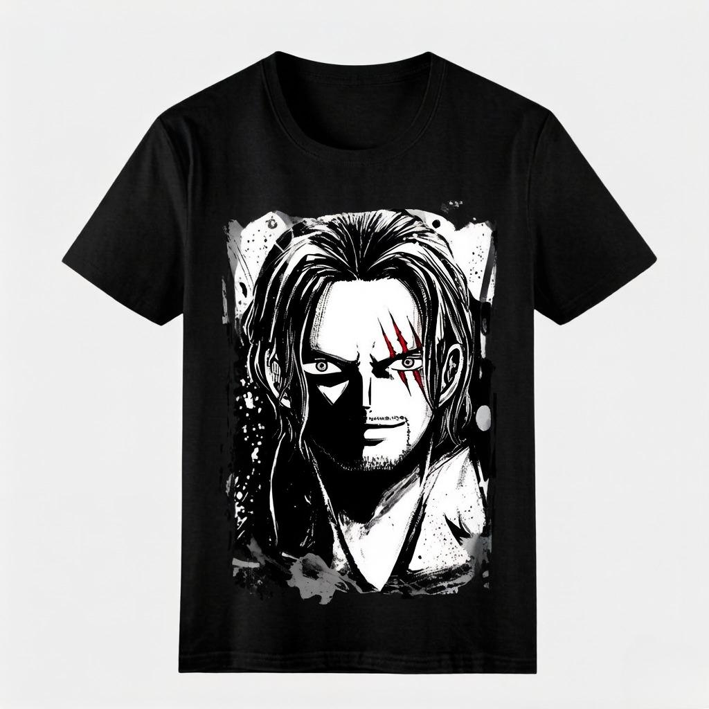 One Piece Printed Tshirt White Beard and Red Hair Casual Comfortable Highquality Cotton Parentchild Wear
