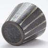 Shigaraki Ware Hechimon Rock Cup with Waterfall Stripes