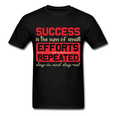 Success Is the Sum of Efforts Inspirational Quote Tshirt Motivational T-Shirt