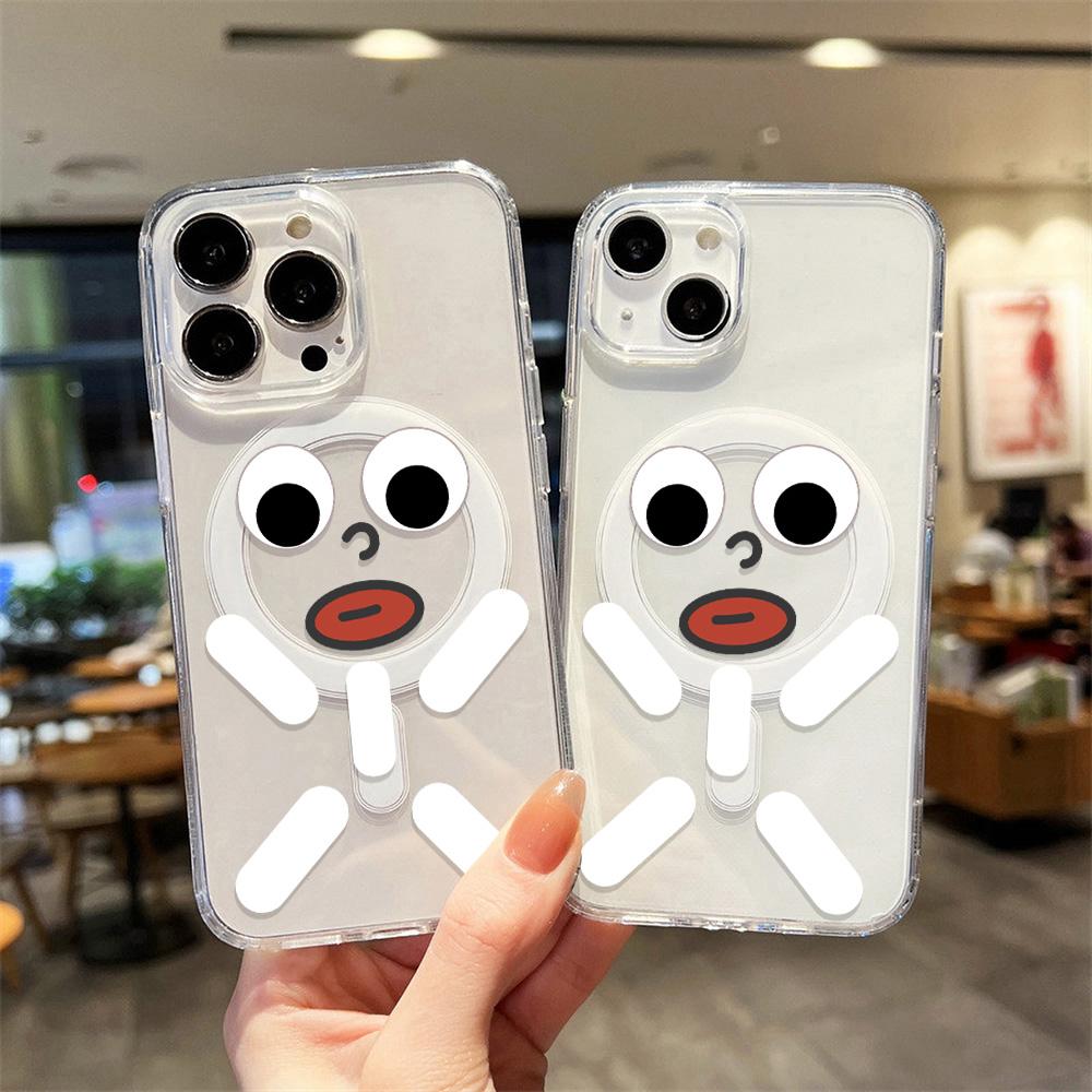 Magnetic Phone Case for iPhone 12 14 16 17 Pro 17 16 15 14 13 12 Pro Max  12 13 14 15  16 High Quality Shockproof Shell Full Protection Cute Style