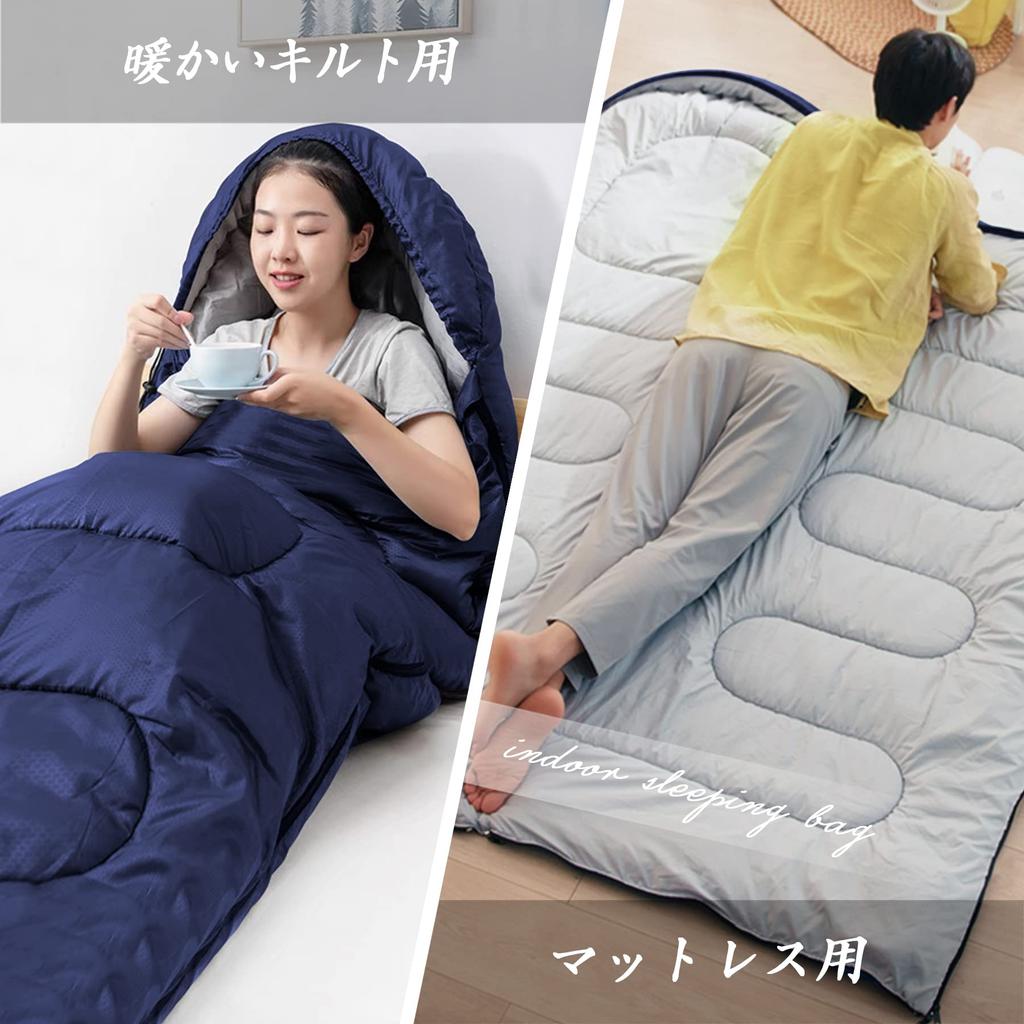 LEEPWEI Sleeping Envelope Cold For Outdoor Mountain Sleeping In a Disaster Comfortable Washable Sleeping For Comes with Storage Bag Blue Bag, Type,