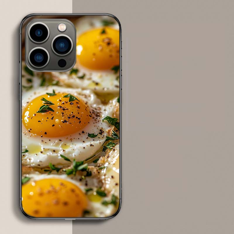 

Delicious Egg Recipes for Breakfast Phone Case For Iphone 17 Air 15 Pro 14 Plus 16 Pro Max 17E 16E 12 13 Mini 11 Cover Cute Fun iPhone 12 Pro