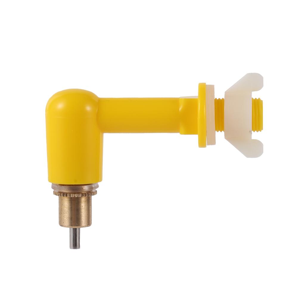 10Set New Chicken Waterer Nipples Drinkers Quail Chicks Turkeys Ducks Poultry Waterer Nipples Leak-Proof Automatic Spring Type