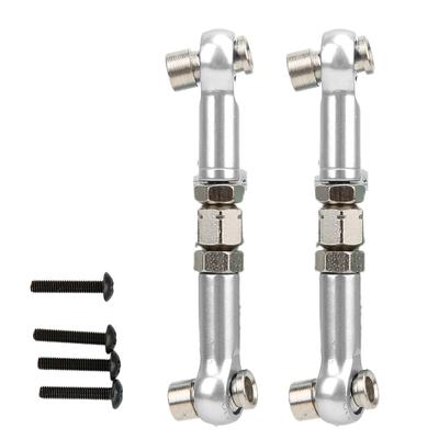 RC Steering Linkage Rod Front Rear Servo Linkage for HPI RS4 Sport 3 1/10 Upgrade AccessoriesSilver
