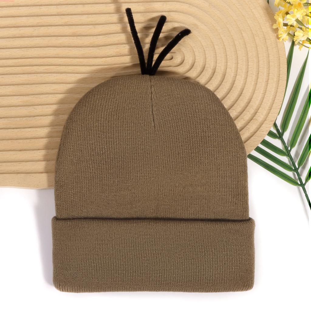 Minions Knitted Hat With Warmth For Halloween Cosplay And Casual Winter Wear
