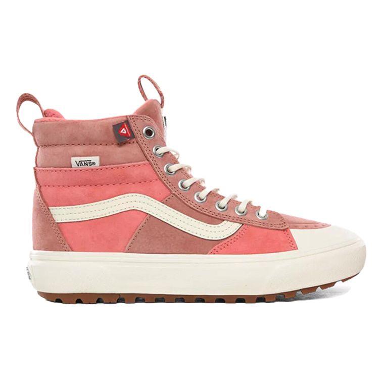 Vans Sk8 Comfortable High-Top Skate Shoes Unisex Sneakers Pink White VN0A4P3I2UU
