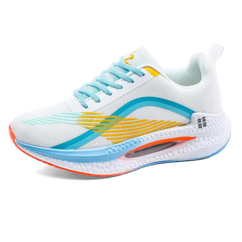 2025 Cold Sticky Dead Shadow Couple Explosion Sports Shoes Shock Absorption Running Air Cushion Popcorn Sports Running Shoes Marshmallow