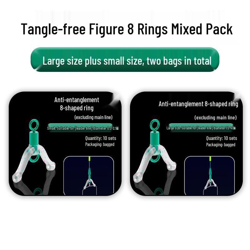 

Сила разгрузки против запутывания: Новое устройство для предотвращения запутывания типа «боб» с зажимом для лески в виде кольца-восьмерки