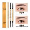 Ultra-Fine 3D Smudge-Proof Double-Ended Eyebrow Pencil with Triangle Tip