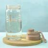1500ml Large Capacity Plastic Water Bottle Portable Sport Travel Water Cup Tea Coffee Cup Kitchen Transparent