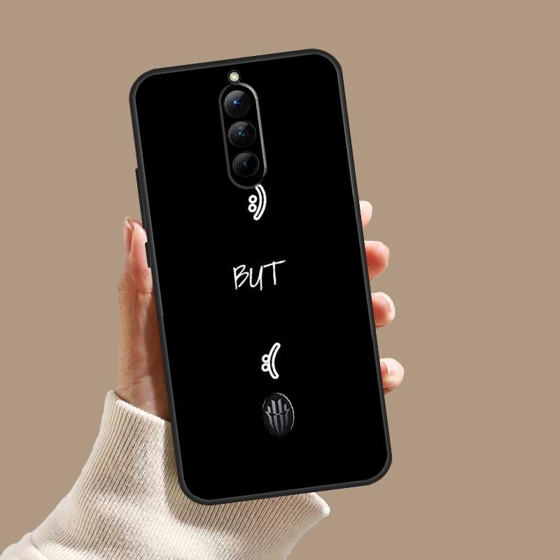 Sad Depression Black Word Case For ZTE Nubia Red Magic 10S 9S 8S 8 9 10 11 Pro Plus 6 7 6S 7S Pro 5G 6R 10 Air Cover