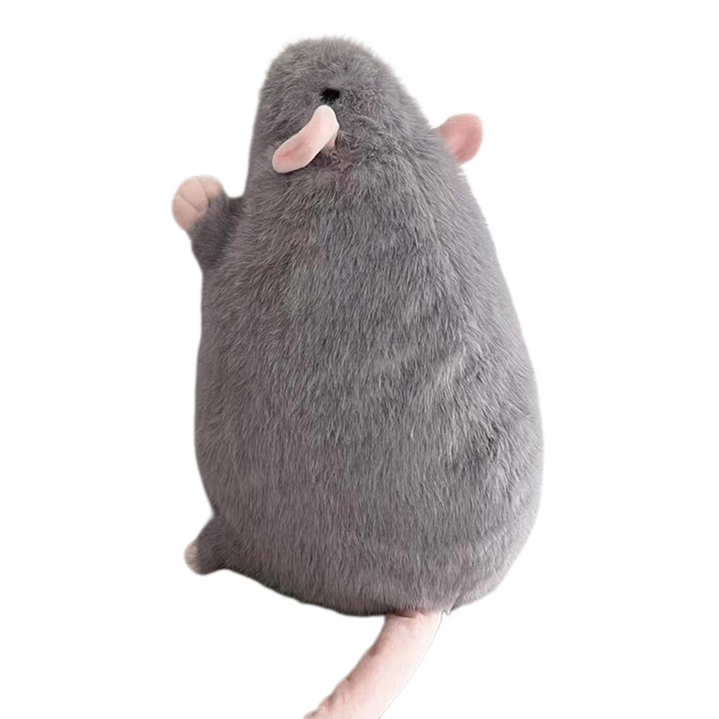 Großes Ratten-Stofftier Superweiche PP-Baumwolle Gefülltes Schlafkissen Kuschelpuppe Neujahrsgeschenk Schlafkissen