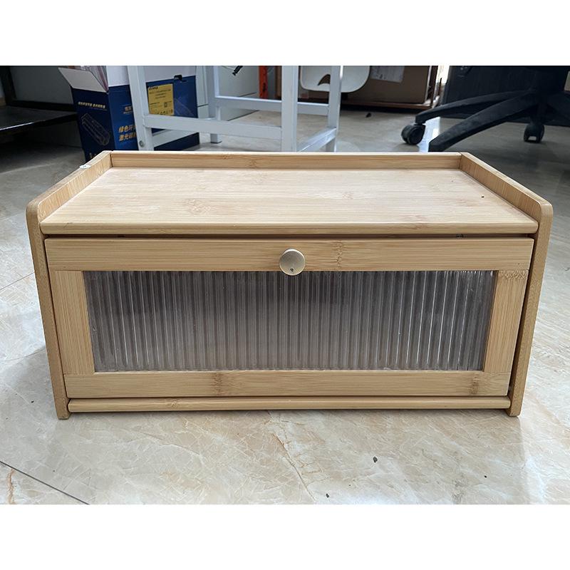 Bamboo Multifunctional Kitchen Bread and Teacup Storage Rack