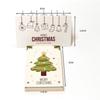 30Pcs Merry Christmas Gift Cards Greeting Card Christmas Tree Stickers Cute Design For 2022 New Year Gift decoration card