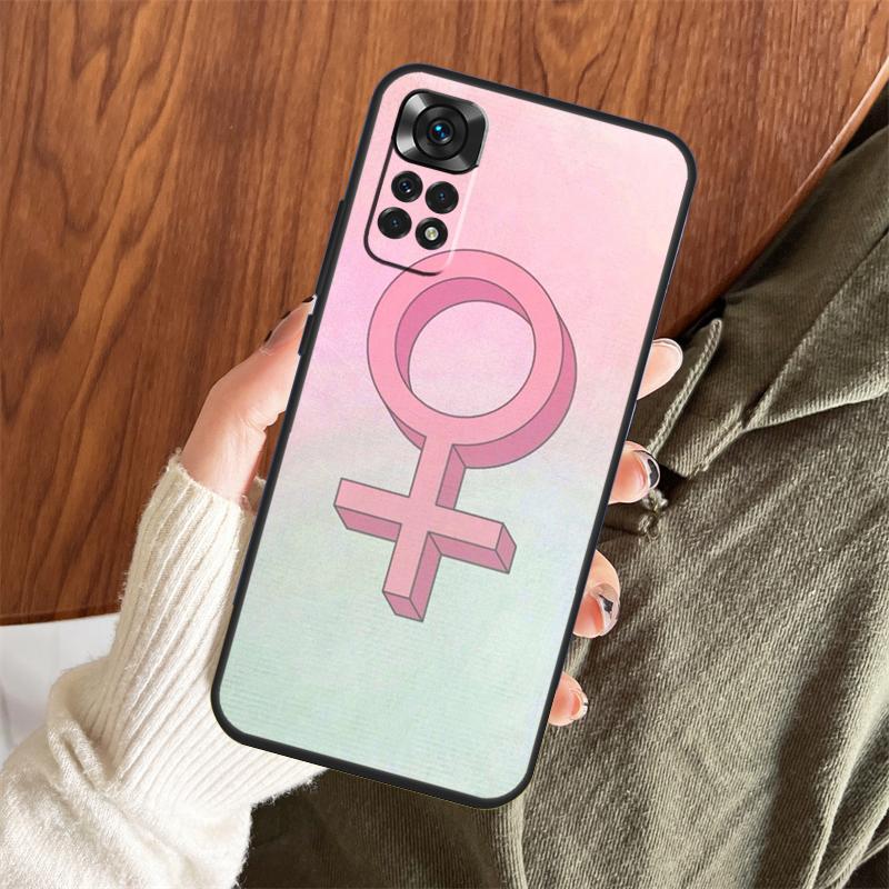 Feminist Girl Power Women Case For Xiaomi Redmi Note 14 Pro 13 12 11 10 15 Pro Plus Redmi 15 C 13 10C 12C 13C 14C Cover