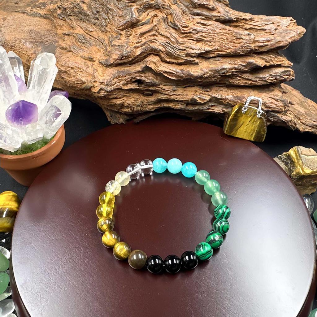New Fashion Acrylic Women's Bracelet Ethnic Style Buddha Bead Bracelet Women's Acrylic Bracelet Jewelry 24