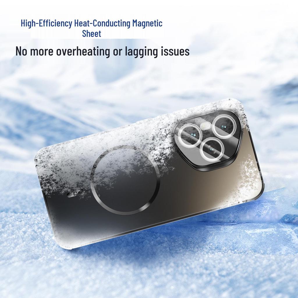 Langlebige magnetische mattierte Hülle für HONOR 400/300 Pro - Sturzschutz, Rundumschutz