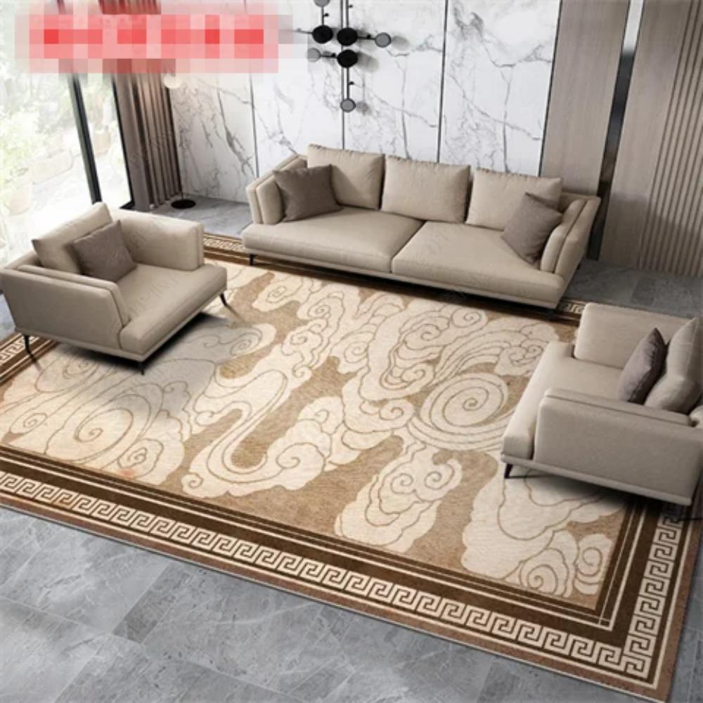 New Chinese Style Rugs Living Room Non-slip Sofa and Coffee Table Mat Easy Clean Decoration Home Carpet for Rooms Customizable