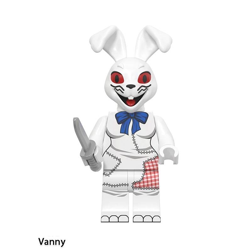 NUEVO Juego FNAF Nights Figura Mini Figuras Bloques de Construcción Esqueleto Juguetes de Terror regalo juguetes para niños molde rey