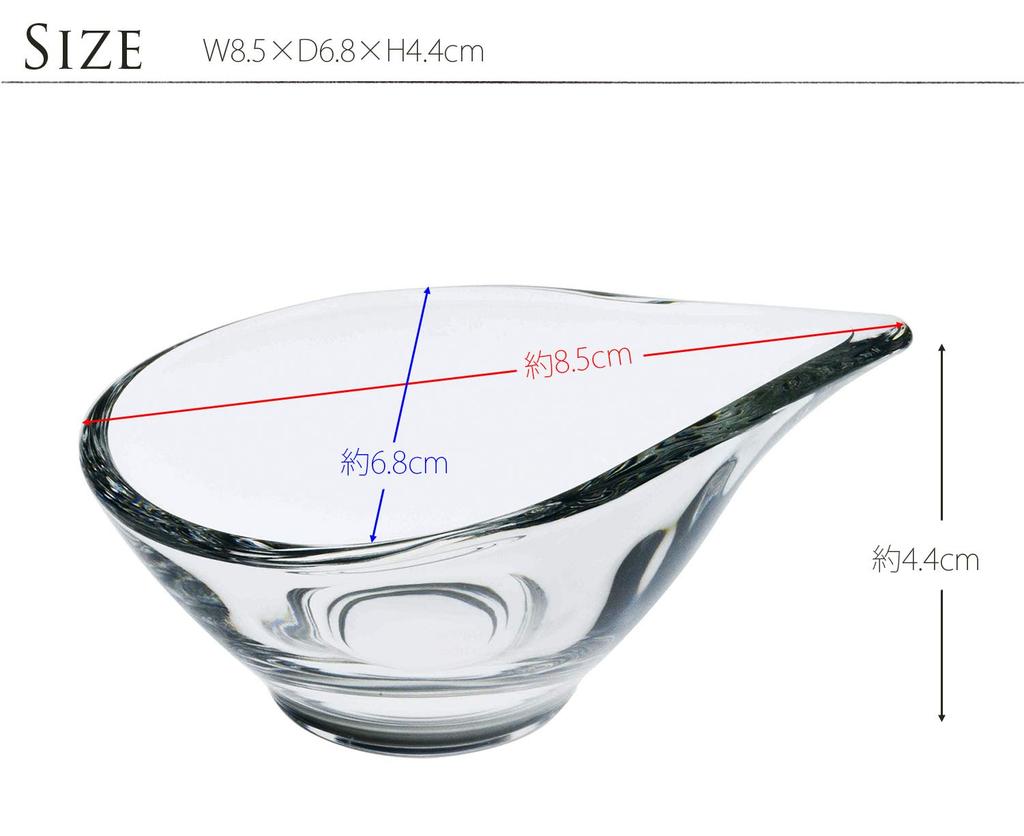 Toyo Sasaki Glass Flower Ornament Amuse-bouche Cups, Set of 6, Made In Japan, Dishwasher Safe, Glass Bowls, Dishes, Small Plates, P-20303