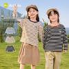 Dudujia Children's Striped Long-Sleeve T-Shirt