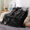 1PC GHOST Print Flannel Blanket, High quality Comfortable for All Seasons, Home Decor, Warmth and Comfort, Perfect for Christmas Gifts160