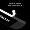 2Pcs Car Rearview Mirror Rain Eyebrow Visor Covers For Skoda Octavia Superb Rapid Kodiaq Karoq Fabia Kamiq Enyaq VRS Yeti Scala