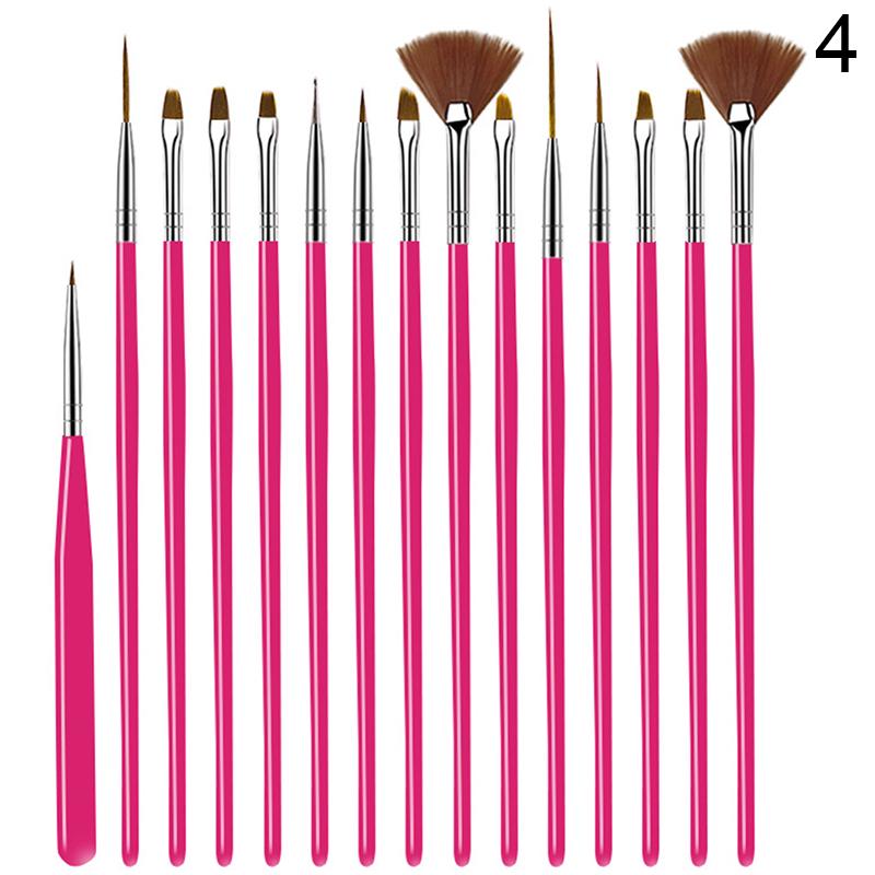 

15 шт. Ручка для доттинга Ручка Ноготь Сделай сам Арт УФ Гель Кисть для ногтей Акриловые кисти