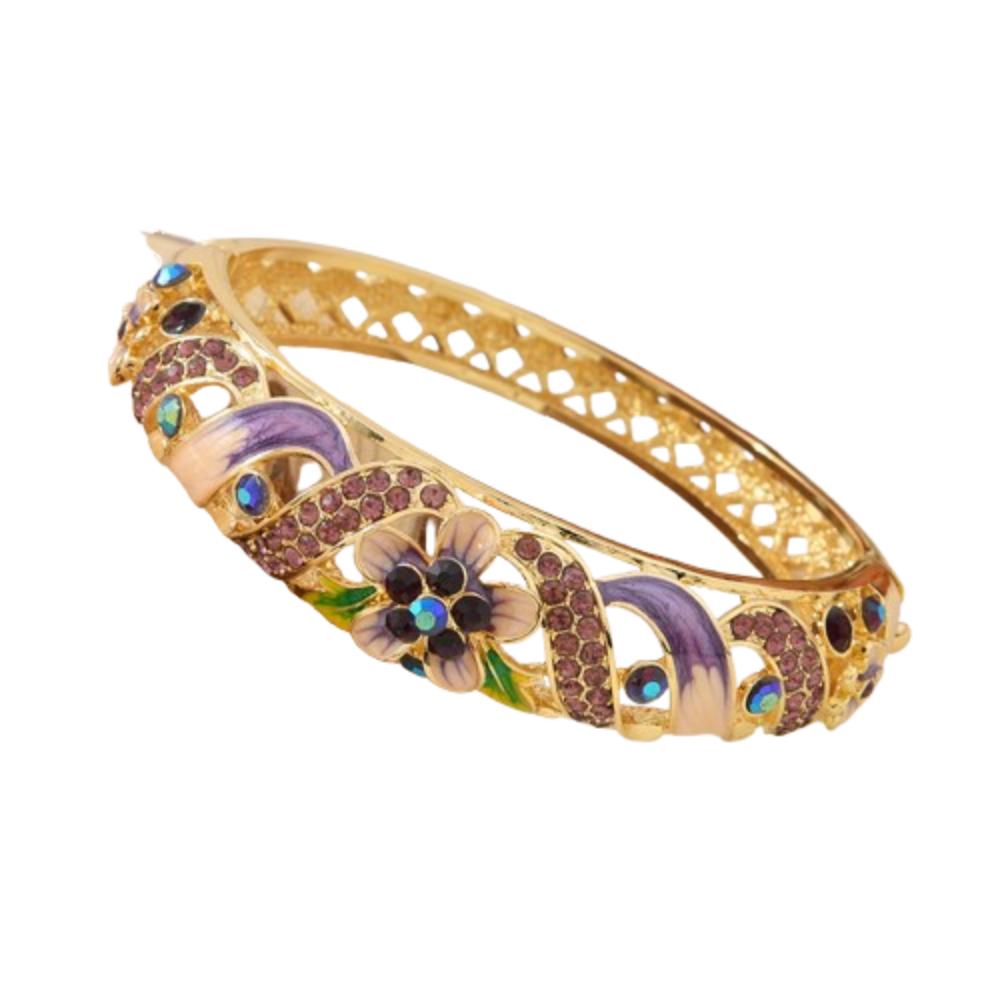 Doppelarmreif Hohlblumenarmreif Chinesisches Damen-Armband Schmuck Geschenke