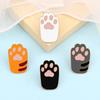 4 Colors Cartoon Cat Paw Brooches Cute Animal Kitten Claw Enamel Pins for Kids Friends Backpack Lapel Badge Fashion Jewelry Gift